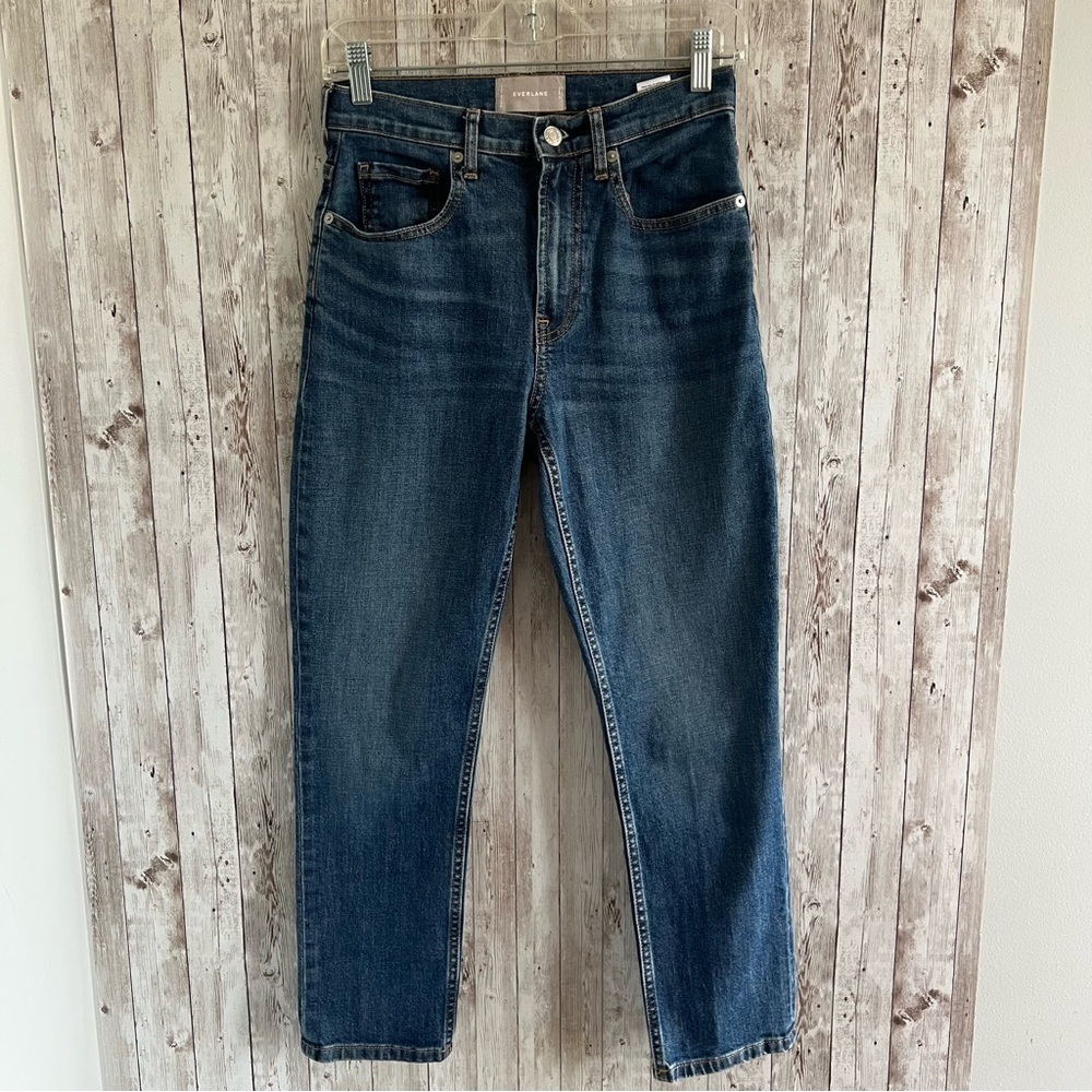 Everlane High Rise Straight  Ankle Jeans 26